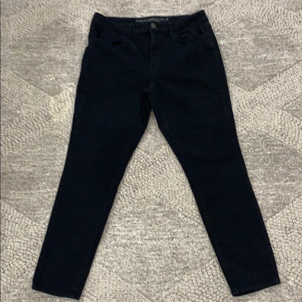 American eagle high rise black jegging